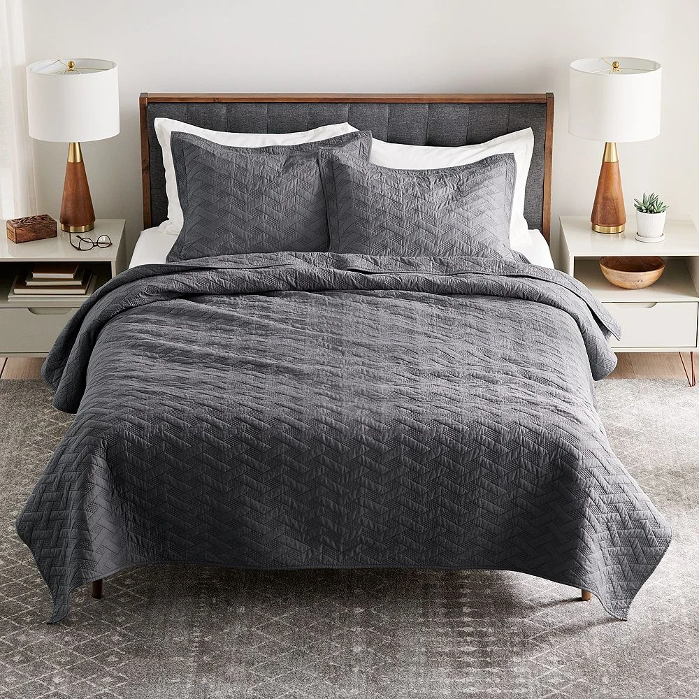 Sonoma Goods For LifeĀ® Heritage Cotton Geo Quilt Or Sham