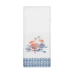 Sonoma Goods For Life® Coastal Flamingo Flock Hand Towel