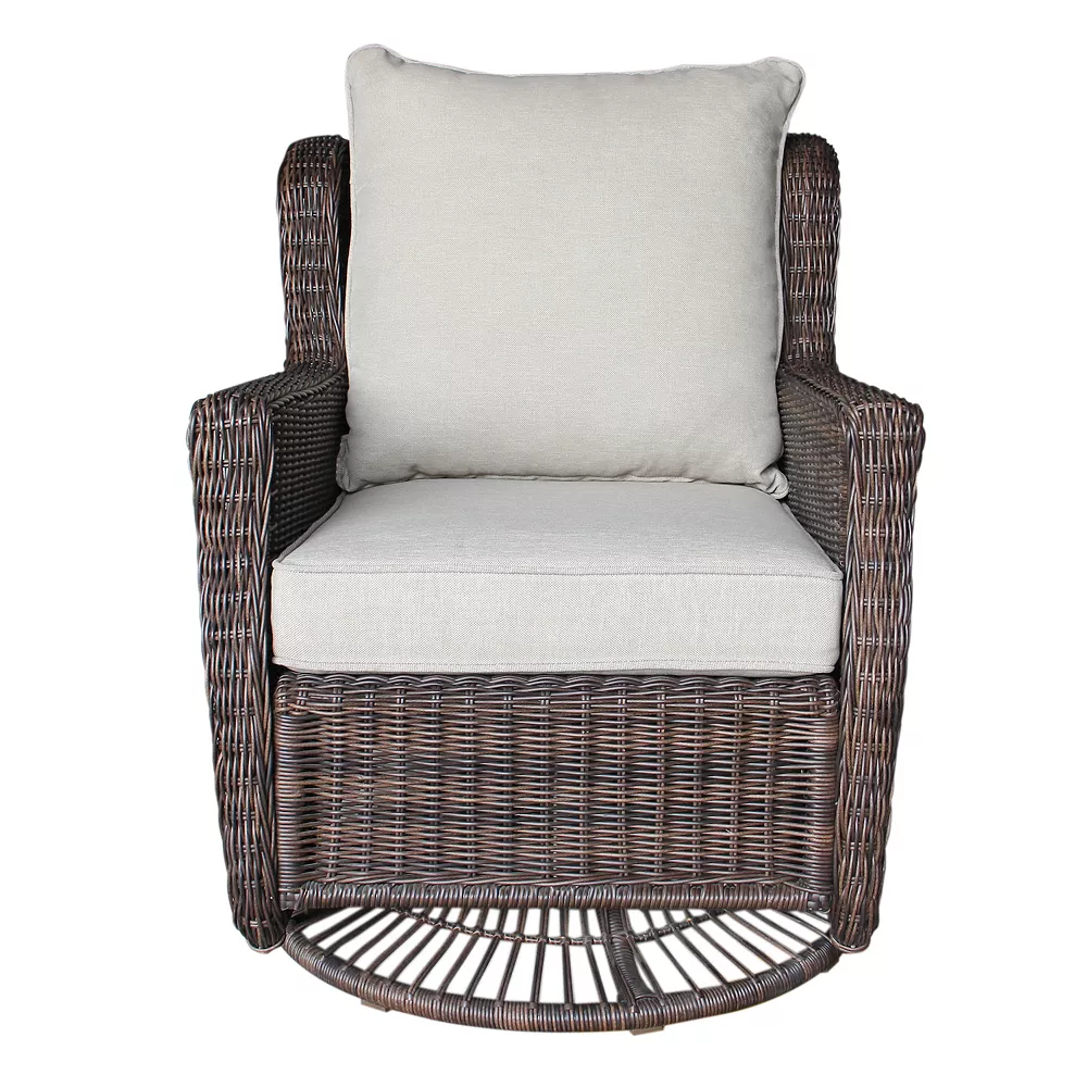 Sonoma Goods For LifeĀ® Cortena Wicker Swivel Lounge Patio Chair - Image 3