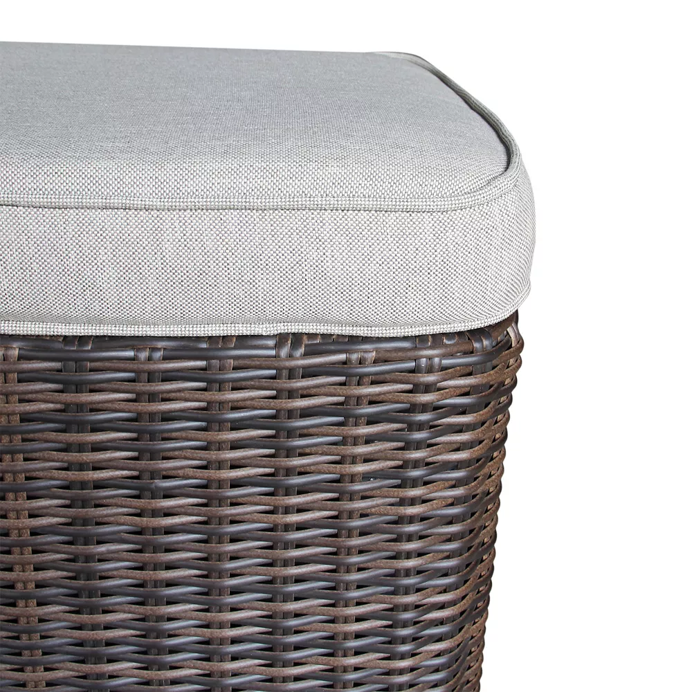 Sonoma Goods For LifeĀ® Cortena Wicker Patio Ottoman - Image 3