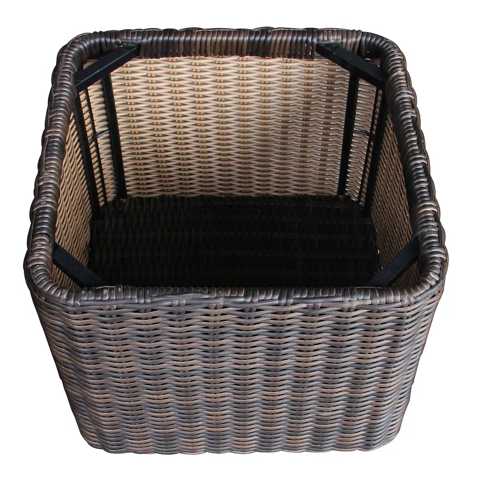 Sonoma Goods For LifeĀ® Cortena Wicker Patio Ottoman - Image 4