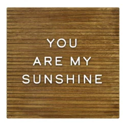 Sonoma Goods For Life® 12" X 12" Brown Frameless Letterboard