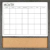 Sonoma Goods For Life® Monthly Cork Board Dry Erase Calendar Wall Decor