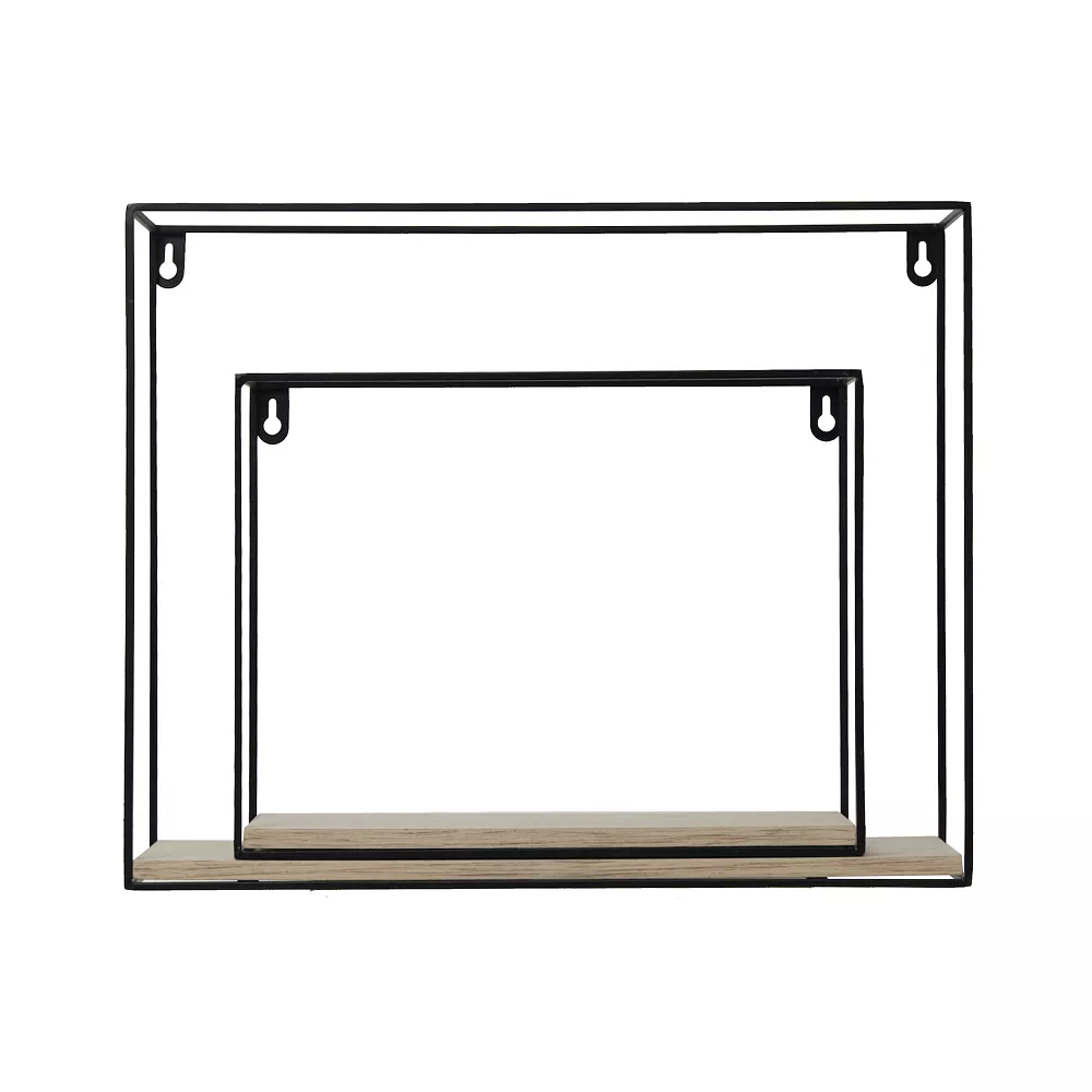 Sonoma Goods For LifeĀ® Rectangle Wall Shelf 2-piece Set