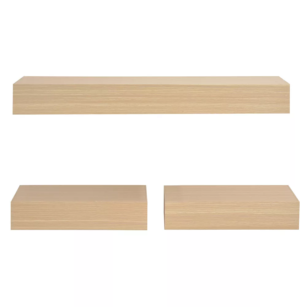 Sonoma Goods For LifeĀ® Floating Ledge Shelf Wall Decor 3-piece Set - Image 3