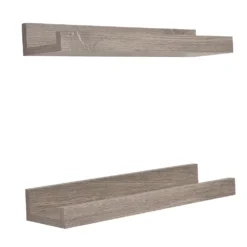 Sonoma Goods For Life® Gray Ledge Shelf Wall Decor 2-piece Set