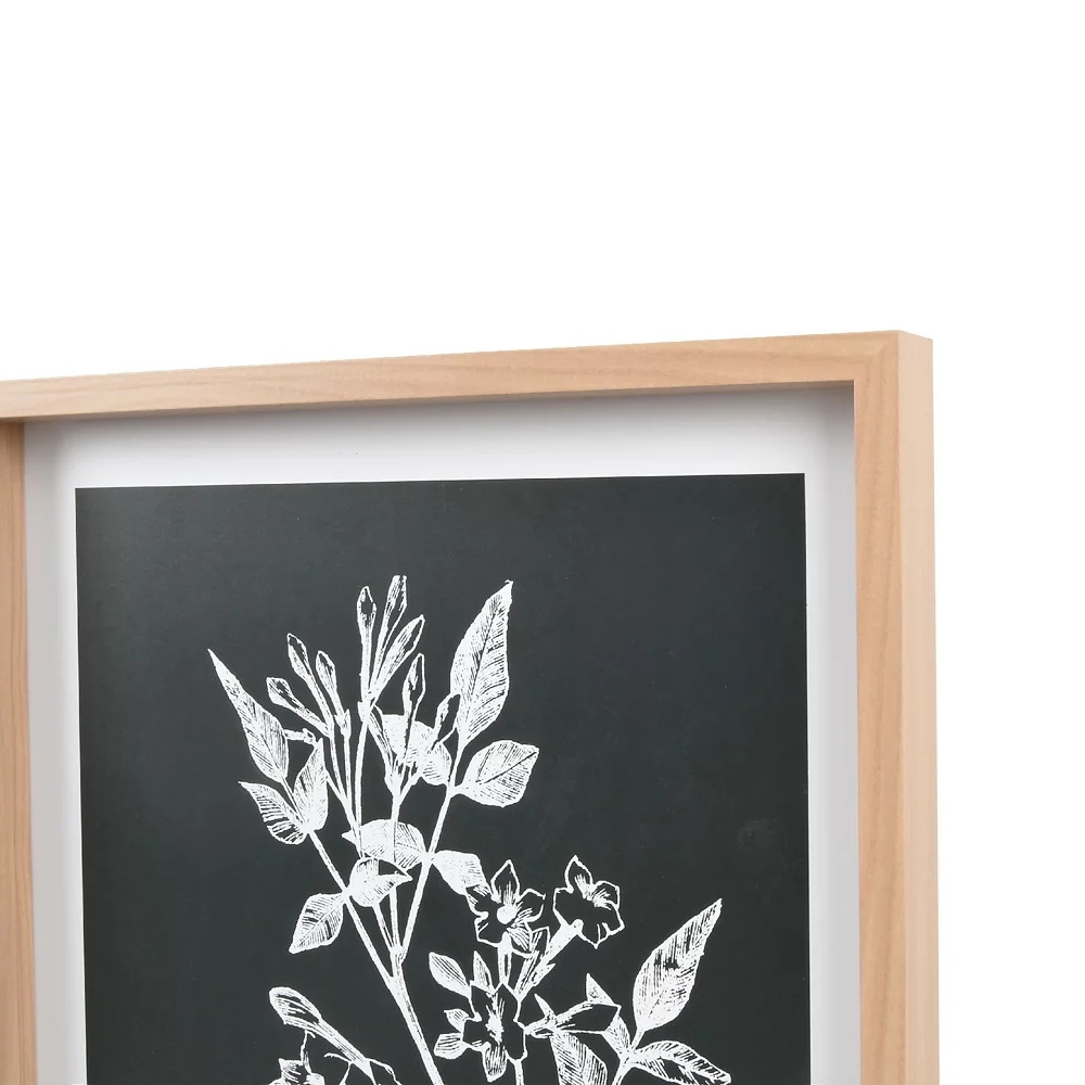Sonoma Goods For LifeĀ® Printed Wood Frame Reverse Botanical Wall Decor - Image 5
