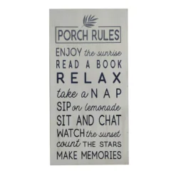 Sonoma Goods For Life® "Porch Rules" Porch Leaner Floor Decor
