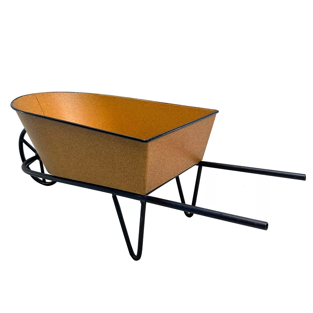 Sonoma Goods For LifeĀ® Wheel Barrow Planter Table Decor - Image 4
