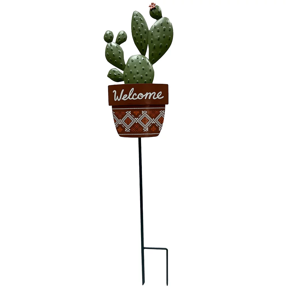 Sonoma Goods For LifeĀ® Welcome Cactus Garden Stake