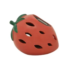 Sonoma Goods For Life® Ceramic Strawberry Solar LED Lantern