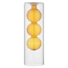 Sonoma Goods For Life® Outdoor 8.5''H Yellow Cylinder Glass Propagation Vase