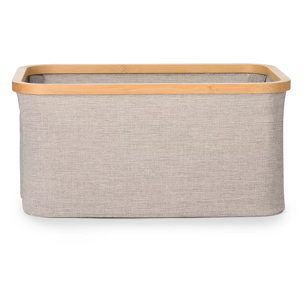 Sonoma Goods For LifeĀ® Bamboo Rim Storage Basket
